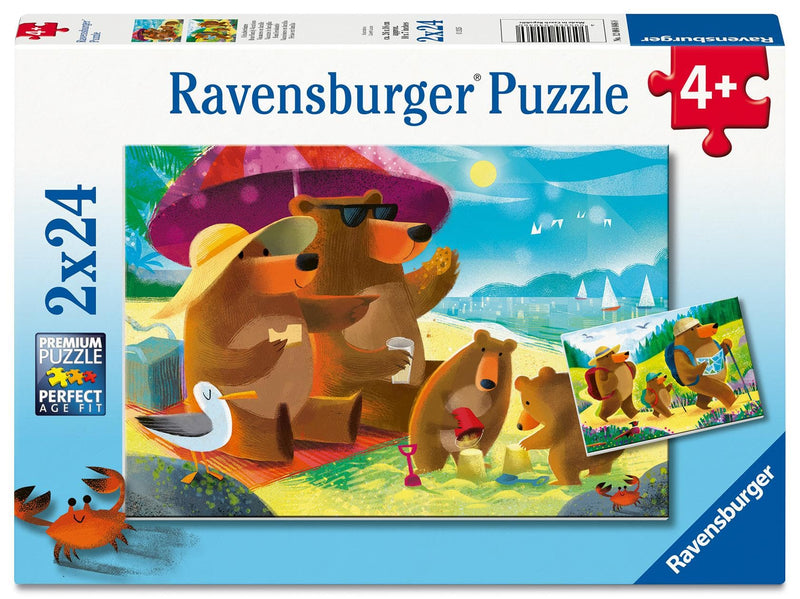 Kinderpuzzle 2x24 Teile - Urlaubsträume