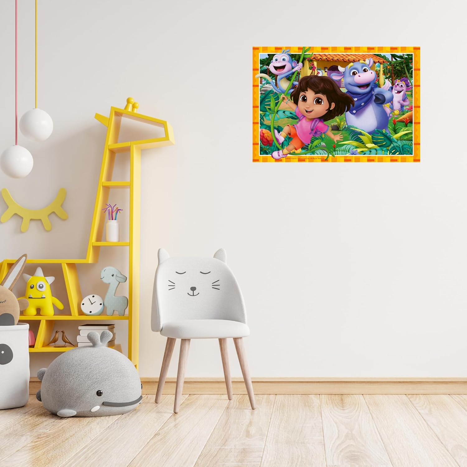 Ravensburger - Kinderpuzzel - Set van 2 puzzels 12 stukjes - We kunnen het aankomen! / Dora - Meisje of jongen vanaf 3 jaar - Hoogwaardige puzzel - 2 posters inbegrepen - 12004198