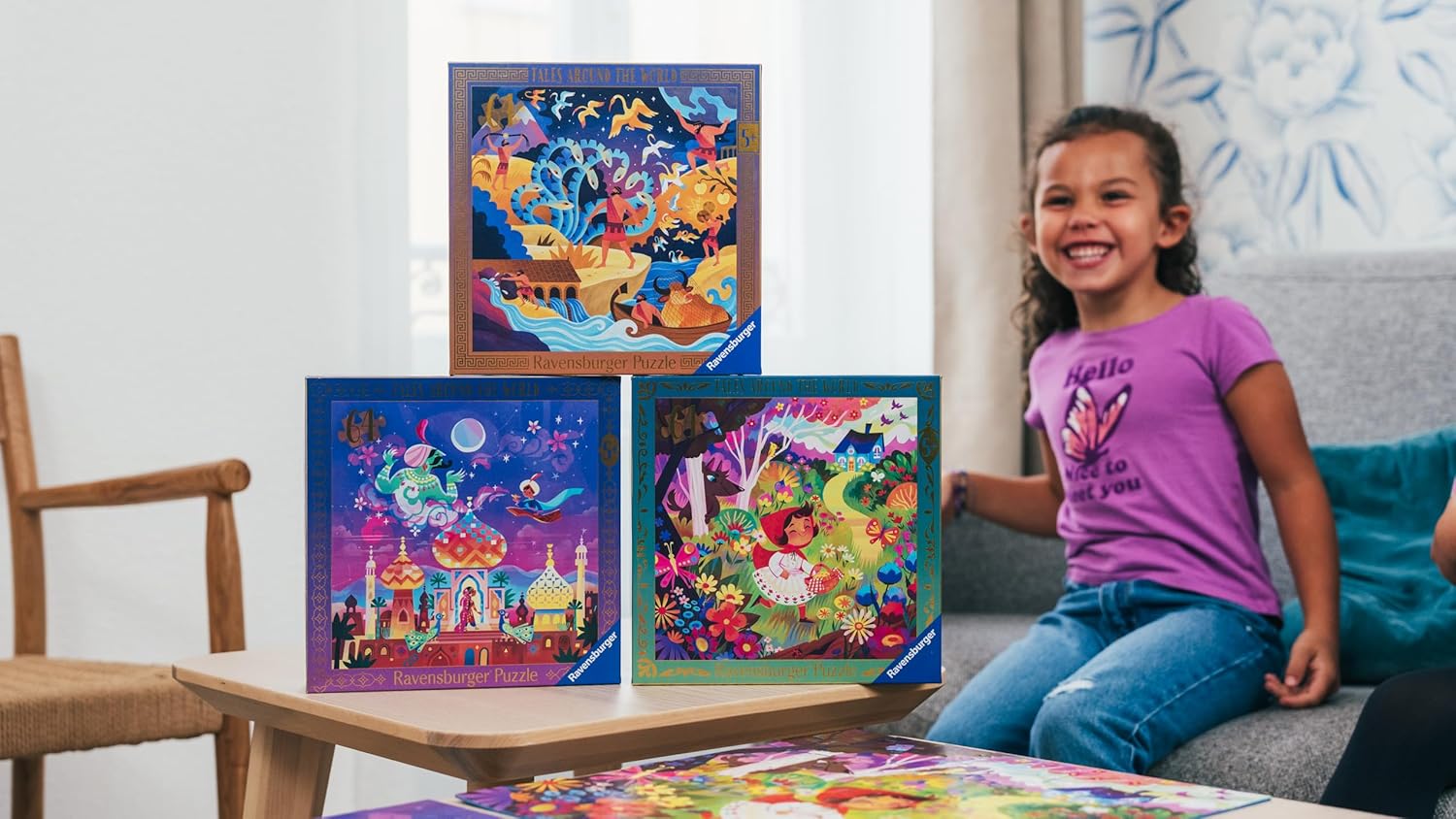 Ravensburger - Puzzle Aladino e La Lampada Meravigliosa | Puzzle Bambini 5 Anni In Su | Puzzle Ravensburger 64 Pezzi | Giochi Per Bambini 33x33 cm | Regalo Bambino 5 Anni O Più