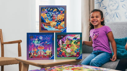 Ravensburger - Puzzle Aladino e La Lampada Meravigliosa | Puzzle Bambini 5 Anni In Su | Puzzle Ravensburger 64 Pezzi | Giochi Per Bambini 33x33 cm | Regalo Bambino 5 Anni O Più