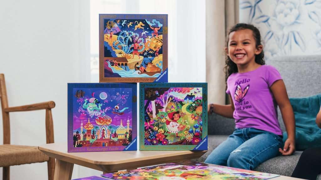 Ravensburger - Puzzle Le dodici fatiche di Ercole | Puzzle Bambini 5 Anni In Su | Puzzle Ravensburger 64 Pezzi | Giochi Per Bambini 33x33 cm | Regalo Bambino 5 Anni O Più