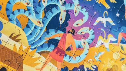 Ravensburger - Puzzle Le dodici fatiche di Ercole | Puzzle Bambini 5 Anni In Su | Puzzle Ravensburger 64 Pezzi | Giochi Per Bambini 33x33 cm | Regalo Bambino 5 Anni O Più