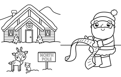 My Busy Christmas Coloring Book