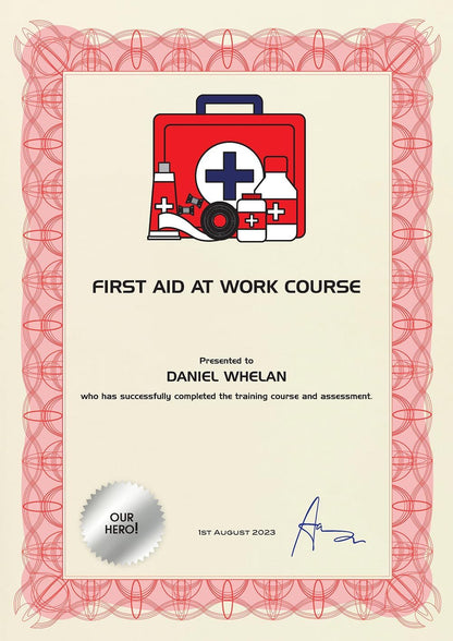Computer Craft Certificate Papers with Foil Seals 90gsm A4 Reflex Red Ref CCC2010