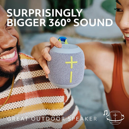 Ultimate Ears Wonderboom 4 Portable Waterproof Bluetooth Speaker With Big Bass and 360-Degree Sound, Dustproof Floating Speaker With 40 m (131ft) Range - Black