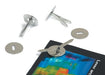 IXL Premier-Grip 804400196-62 - Sujeta papeles con arandelas (acero estañado, 25 mm, 200 unidades