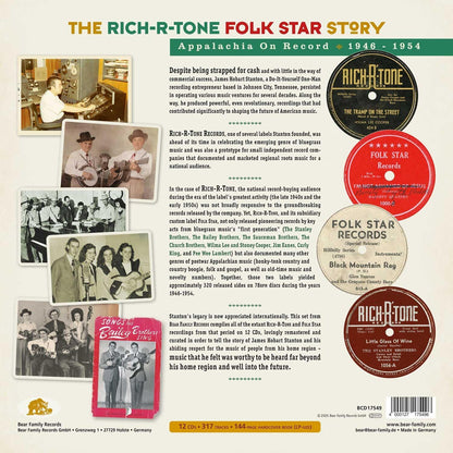 The Rich-r-tone/Folk Star Story: Appalachia On Record, 1946-1954 (Deluxe Edition)