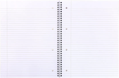 Pukka Pad, Recycled A4 Writing Pad – Pack of 3 Wirebound Notebooks with 110 Pages of 80GSM FSC Recycled Paper – 8mm Lines and Perforated Margins