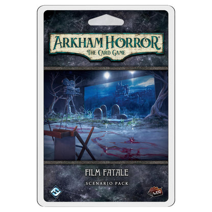 Arkham Horror The Card Game Film Fatale Scenario Pack - Explore Bizarre Film Sets, Cooperative LCG, Ages 14+, 1-4 Players, 1-2 Hr Playtime, Made by Fantasy Flight Games