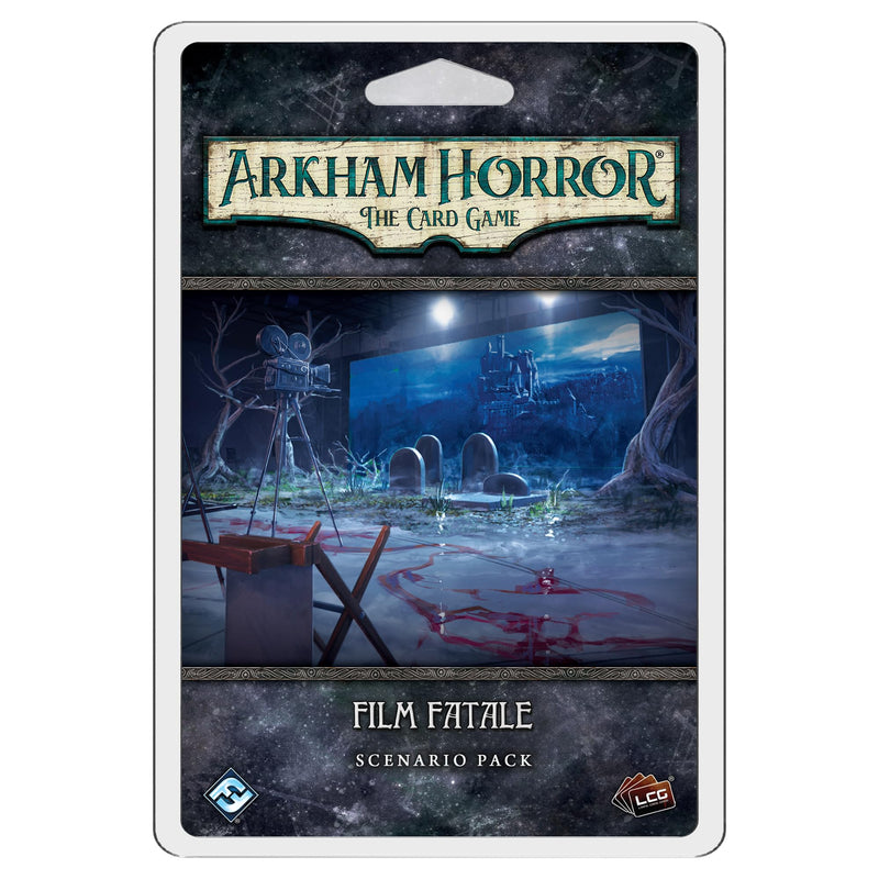 Arkham Horror The Card Game Film Fatale Scenario Pack - Explore Bizarre Film Sets, Cooperative LCG, Ages 14+, 1-4 Players, 1-2 Hr Playtime, Made by Fantasy Flight Games