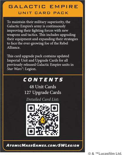Asmodee | Star Wars: Legion - Empire Card Pack | Board Game | Ages 14+ | 2 Players | 90+ Minutes Playing Time