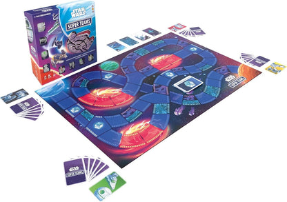 Asmodee | Star Wars: Super Teams | Racing Board Game | Ages 7+ | 2-4 Players | 30 Minutes Playing Time