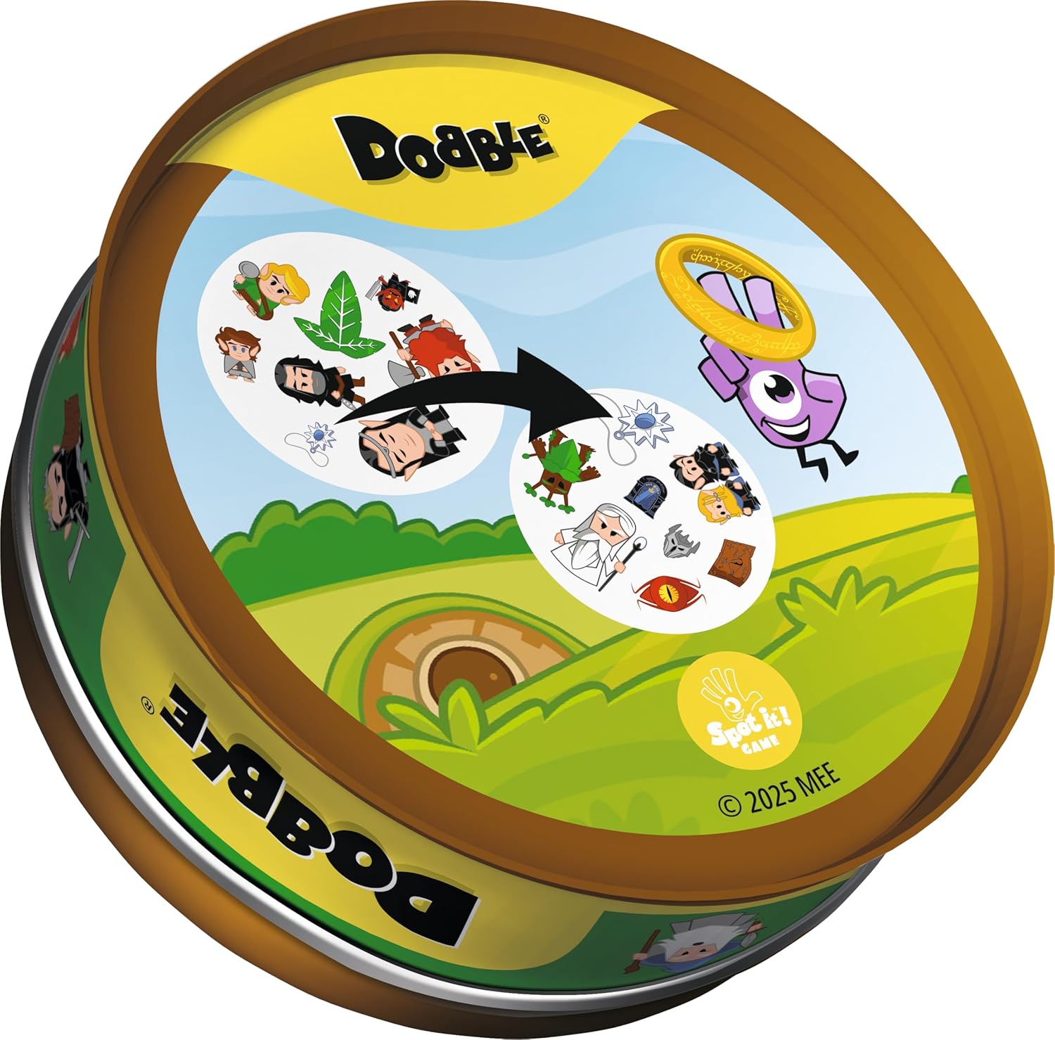 Asmodee | Dobble Lord of the Rings - Quest For The One Ring | Family Card Game | Ages 6+ | 2-8 Players | 15 Minutes Playing Time