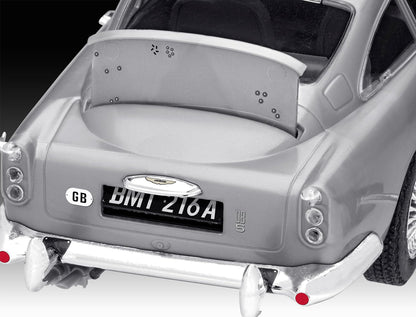 Revell 07746 James Bond Aston Martin DB5 (Click System) 1:24 Scale Unbuilt, Pre-Coloured, Click-Together (Non-Glue), Plastic Model Kit