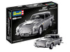 Revell 07746 James Bond Aston Martin DB5 (Click System) 1:24 Scale Unbuilt, Pre-Coloured, Click-Together (Non-Glue), Plastic Model Kit