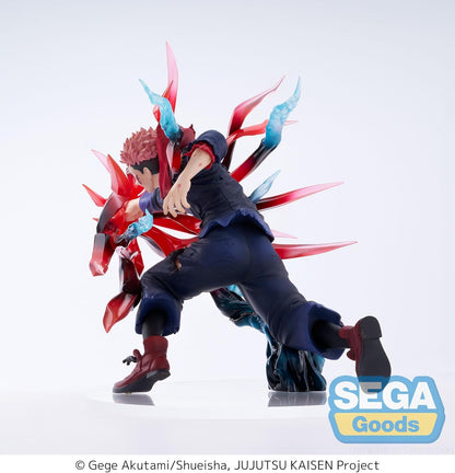 SEGA-Luminasta Jujutsu Kaisen Yuji Itadori Black Flash Figure