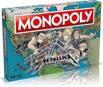 Winning Moves Monopoly Metalica - Board Game - Board Game - 2 to 6 Players - French Version