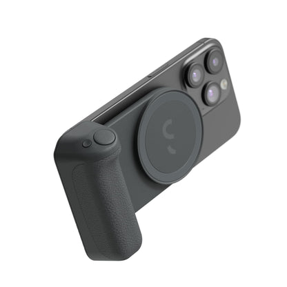 ShiftCam SnapGrip Pro - Mobile Battery Grip with Wireless Shutter Button - Magnetic Mount Snaps on to Any Phone - Built in Powerbank with Qi 2 Wireless Charging - Tabletop Dock (Midnight