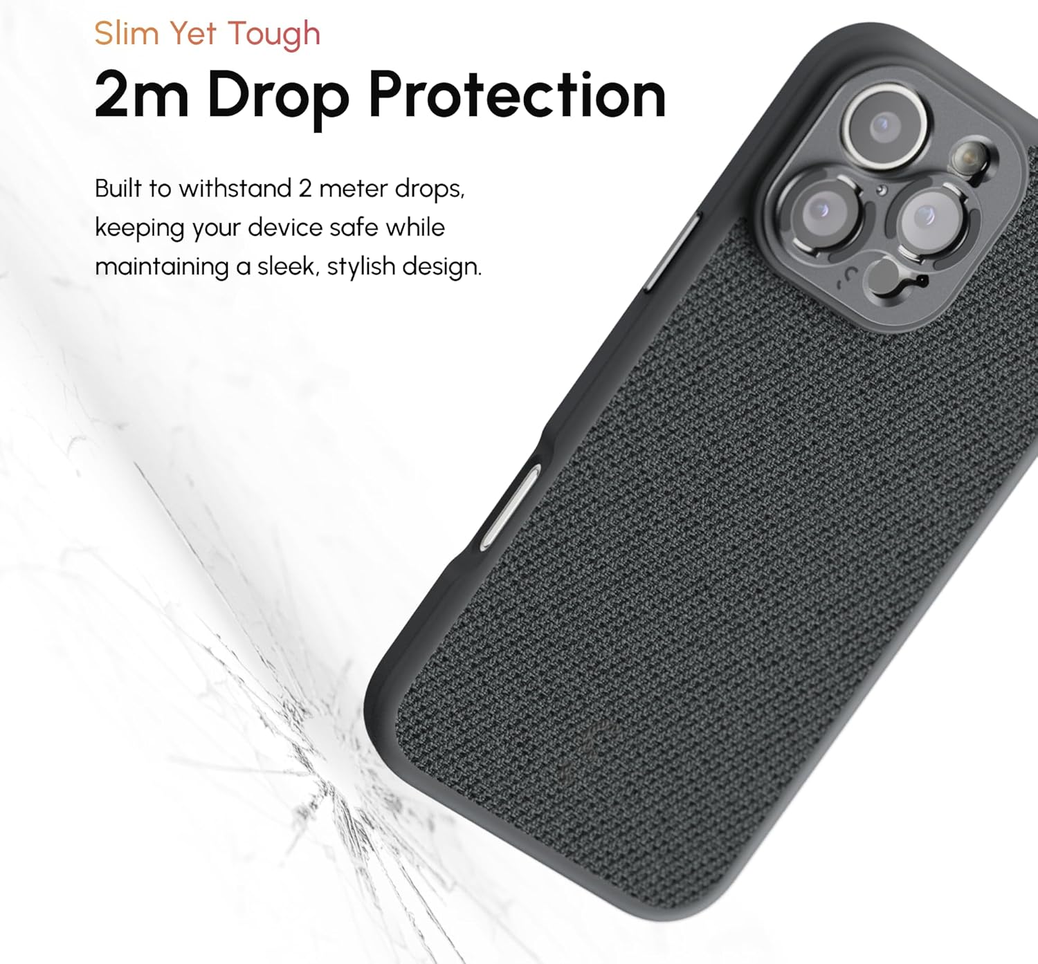 ShiftCam iPhone 16 Camera Case | Built-in Lens Mount | Magnetic-Case | Shoot Stunning Photos Instantly (Dark Grey, iPhone 16 Pro Max)
