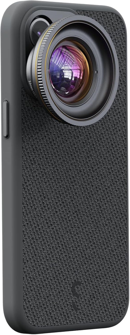 ShiftCam Camera Case Compatible with iPhone 15 Pro | Built-in Lens Mount | Magnetic-Case | Shoot Stunning Photos Instantly Dark Grey