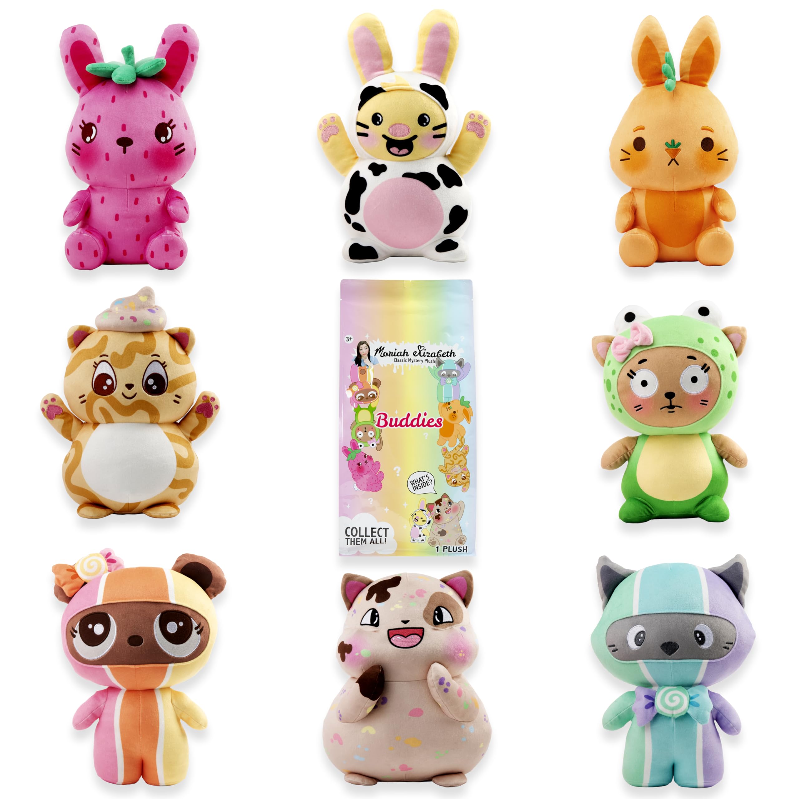 Moriah Elizabeth 11” Mystery Plush – Series 2 - Buddies; Blind Box, 1 of 8 Possible, Official Merch