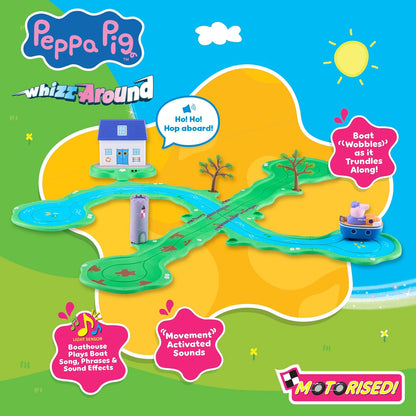 Peppa Pig Whizz Around Bobbing Along Boat Set