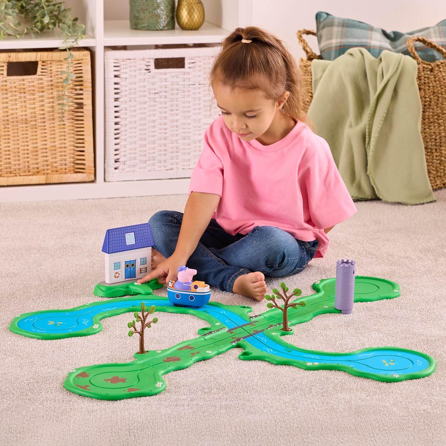 Peppa Pig Whizz Around Bobbing Along Boat Set