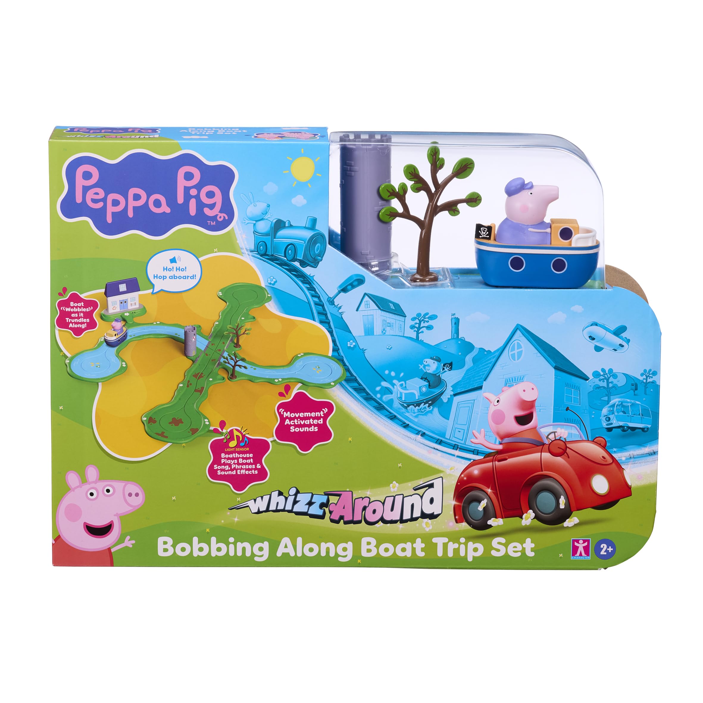 Peppa Pig Whizz Around Bobbing Along Boat Set