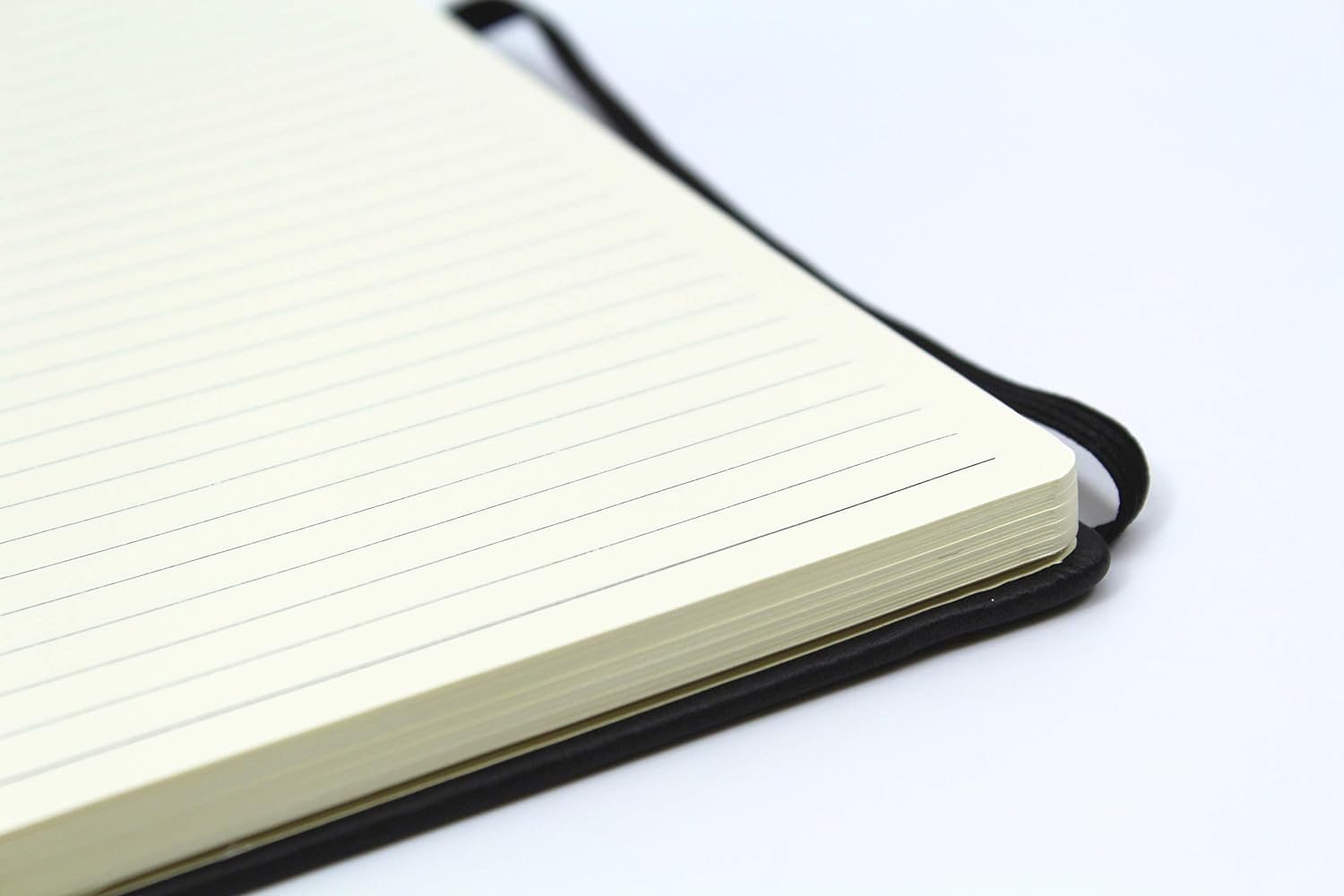 Silvine A5 Executive Soft Feel Notebook Black. 160 Pages (80 Sheets) Ruled 7mm feint. Ref 197BK (148 x 212mm), 391133