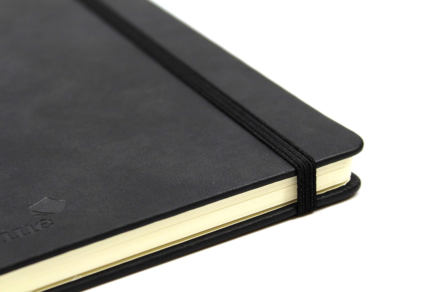 Silvine A5 Executive Soft Feel Notebook Black. 160 Pages (80 Sheets) Ruled 7mm feint. Ref 197BK (148 x 212mm), 391133