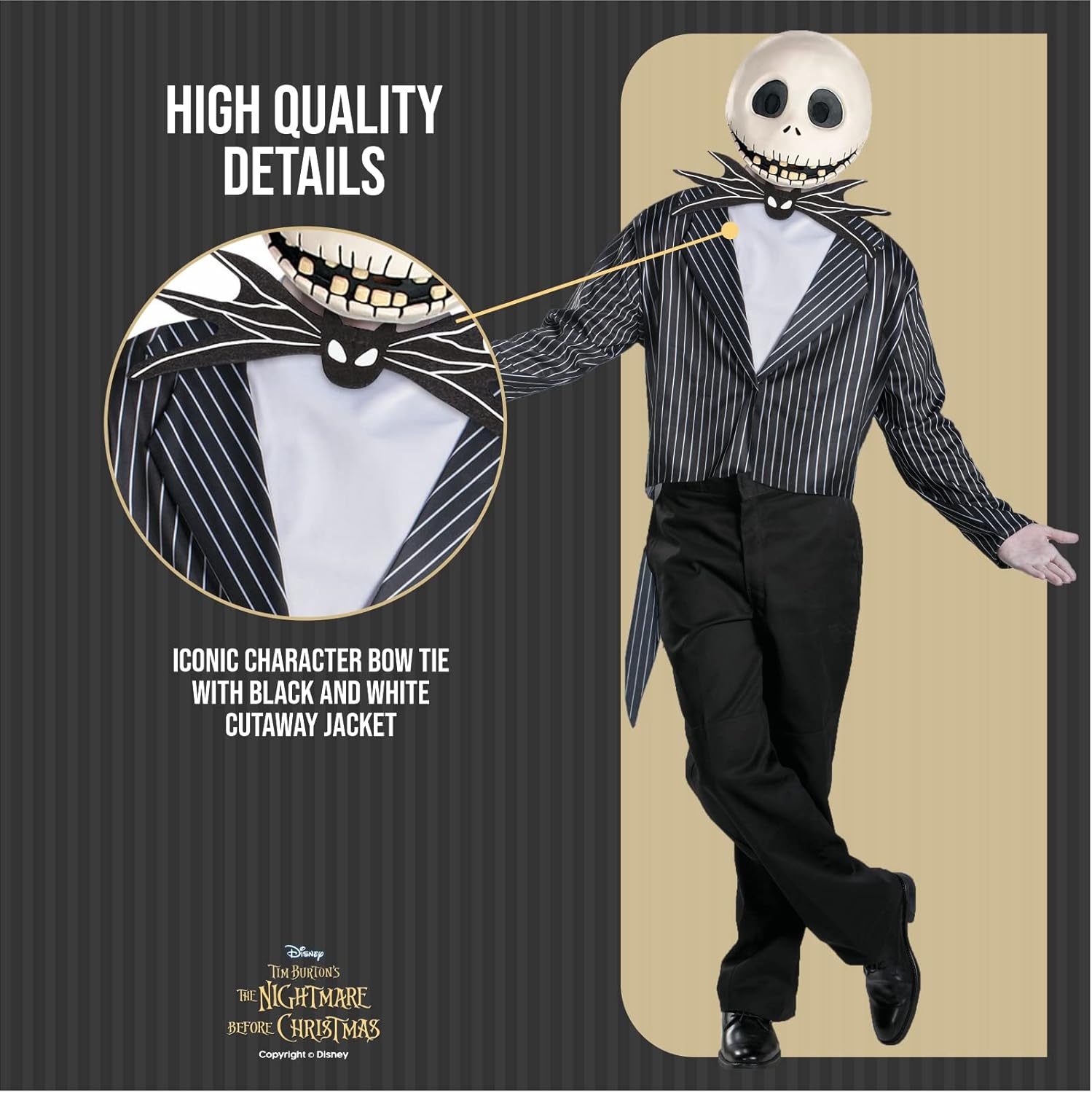 Disguise - Adult Costume - Jack Skellington (141439D)