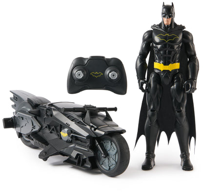Spin Master DC Comics Remote Control Voertuig 12 in Core Batcycle RC