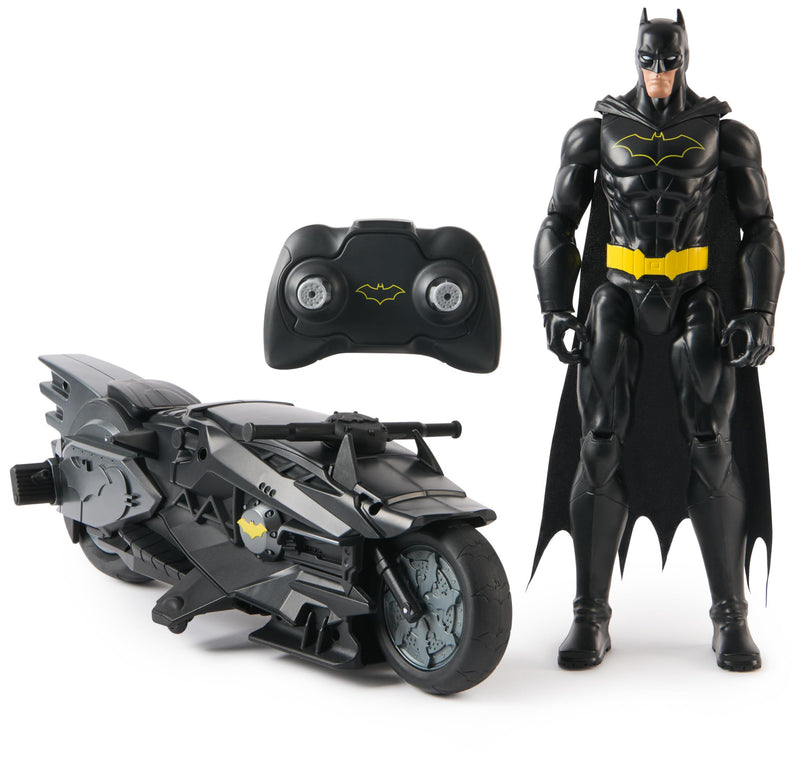 Spin Master DC Comics Remote Control Voertuig 12 in Core Batcycle RC