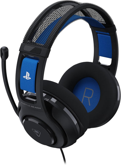 Turtle Beach Atlas 200 Black Wired Gaming Headset for PS5 and PS4 - officially licensed for PlayStation