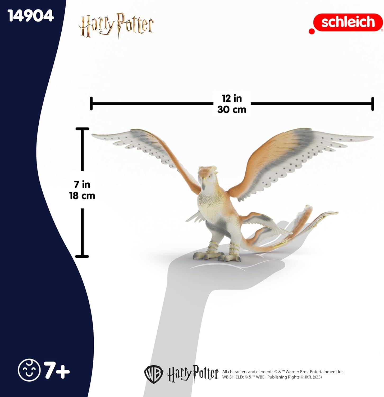 schleich Harry Potter Fantastic Beasts | Donnervogel 14904 | Spielfigur mit beweglichen Flügeln | als Deko oder Sammelfigur | tolles Geschenk für Kinder | Spielfigur ab 6 Jahren | 23 x 40 x 16 cm