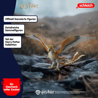 schleich Harry Potter Fantastic Beasts | Donnervogel 14904 | Spielfigur mit beweglichen Flügeln | als Deko oder Sammelfigur | tolles Geschenk für Kinder | Spielfigur ab 6 Jahren | 23 x 40 x 16 cm