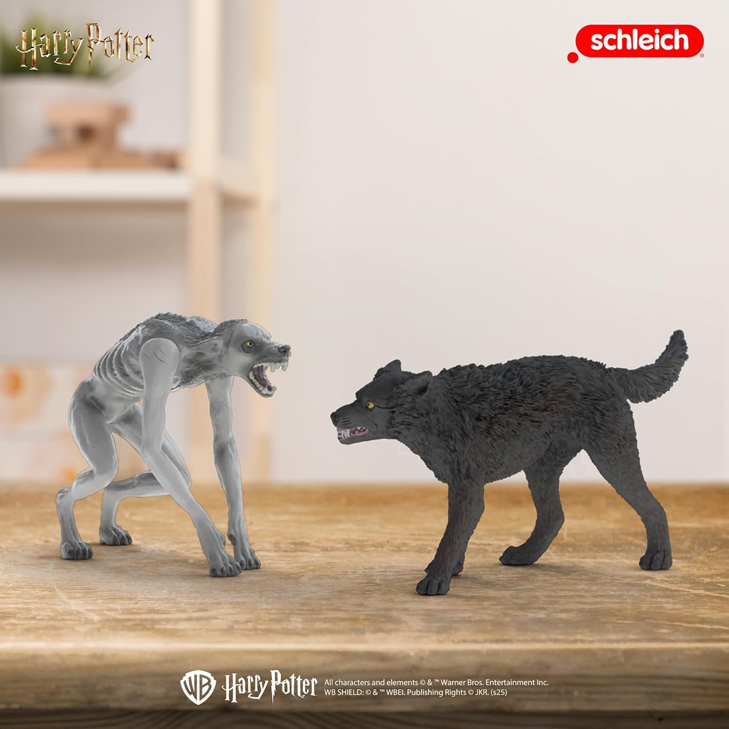 schleich Harry Potter | Werwolf vs. Animagus 14906 | Werwolf mit beweglichen Armen | als Deko oder Sammelfiguren | tolles Geschenk für Kinder & Sammler | Spielfigur ab 6 Jahren | Set aus 2 Teilen