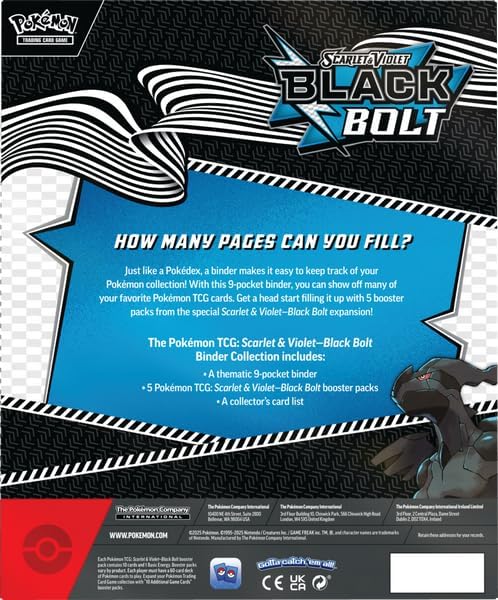 PokA?T??mon - Sv10.5 Black Bolt - Binder Collection (pok10039zsv)
