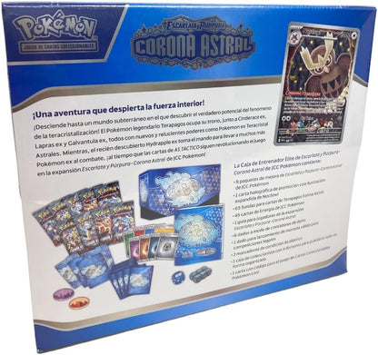 BANDAI PC50553 Pokémon TCG: SV07 Elite Trainer Box, Multicolor, Collectible Cards for Anime Lovers, Spanish Version