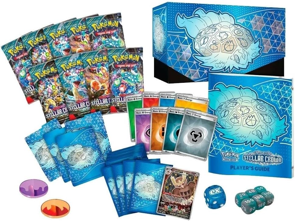 BANDAI PC50553 Pokémon TCG: SV07 Elite Trainer Box, Multicolor, Collectible Cards for Anime Lovers, Spanish Version