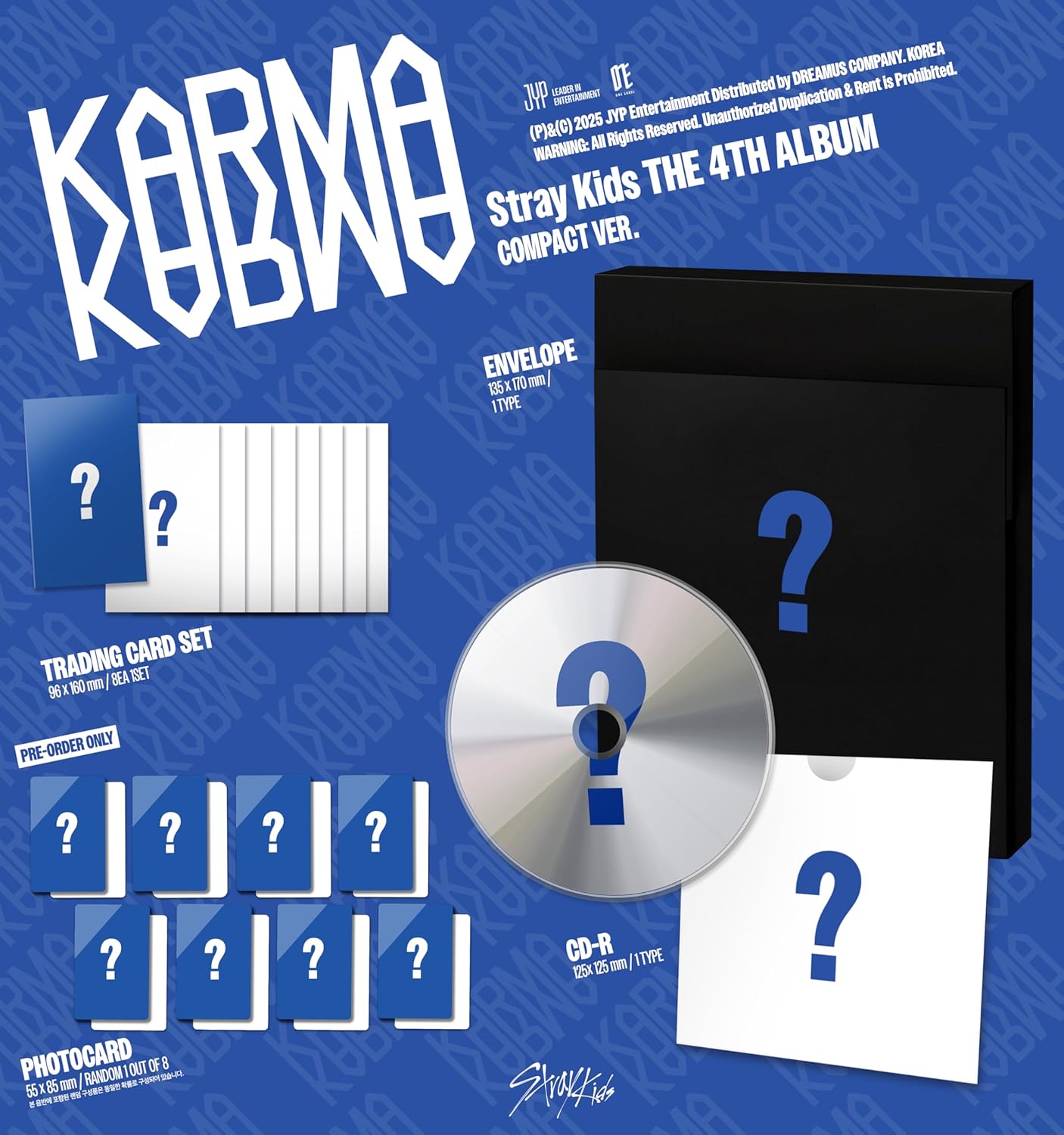Karma - Compact Version - incl. Envelope + 8pc Trading Card Set