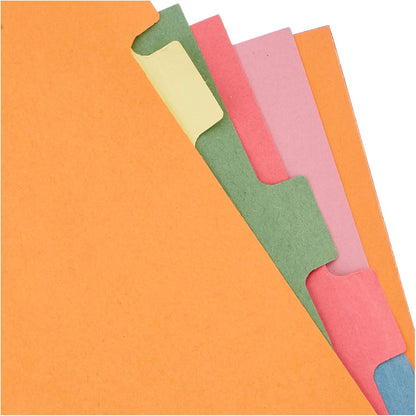 5 Star 330925 Office Subject Dividers Multipunched Manilla Card 12-Part A4 Assorted -Pink
