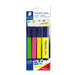 STAEDTLER 364 A BK4D Textsurfer Classic Highlighter Bonus Pack - Assorted Colours (Pack of 3+1