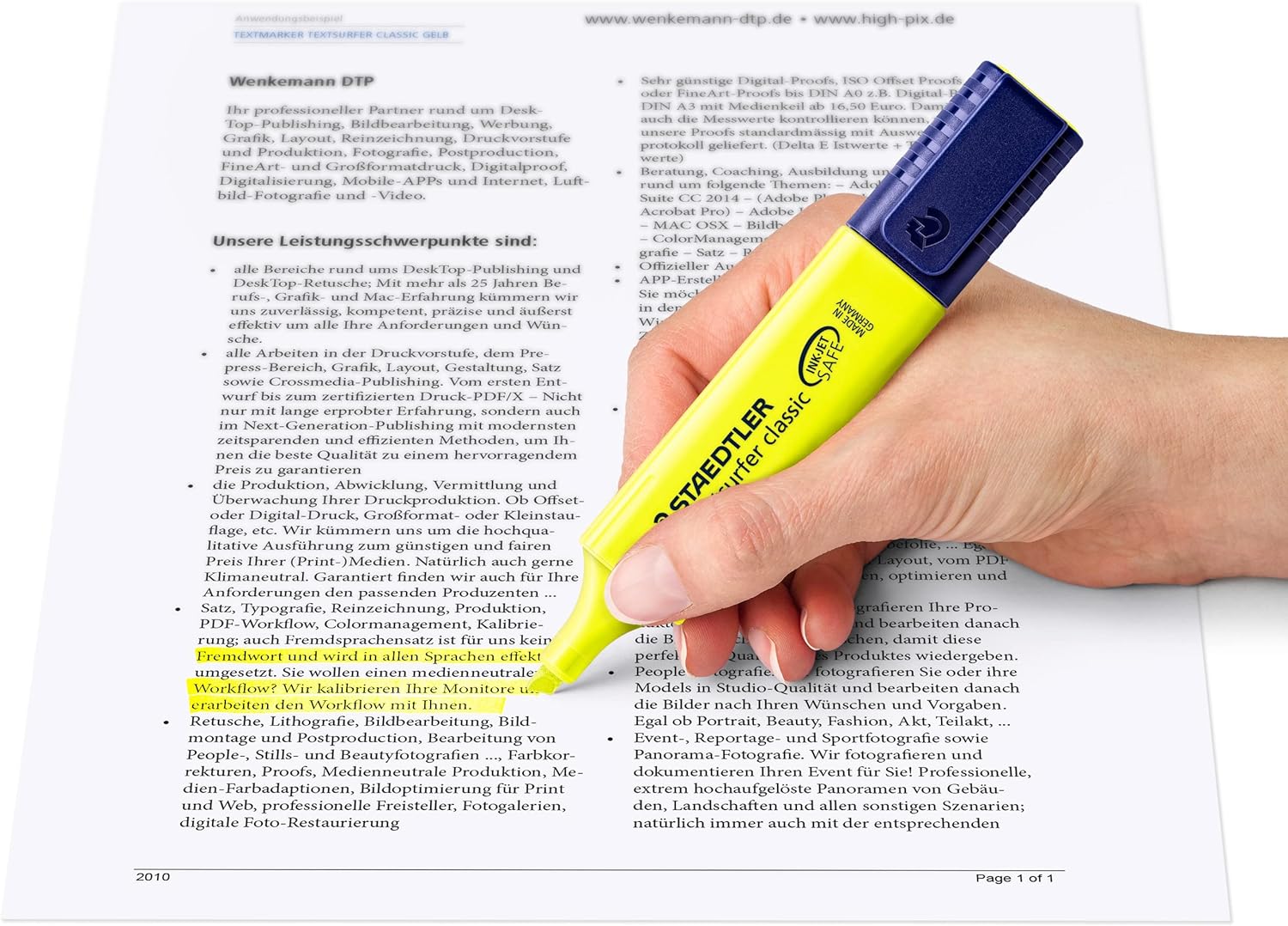 STAEDTLER 364 A BK4D Textsurfer Classic Highlighter Bonus Pack - Assorted Colours (Pack of 3+1
