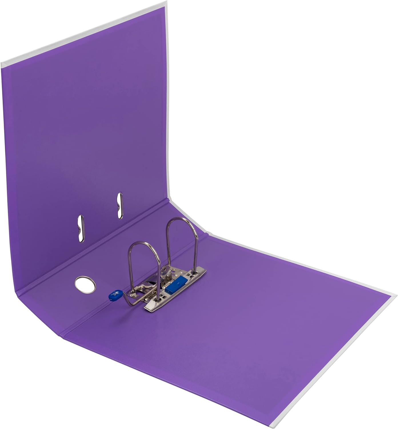Elba A4+ MyColour Lever Arch File, 80 mm Spine, White/Purple (1 Folder