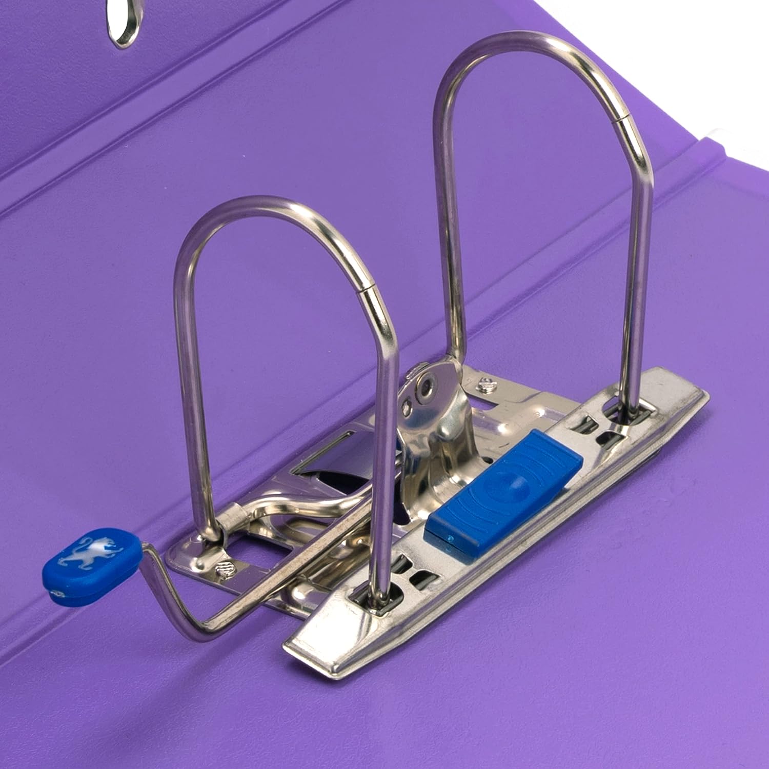 Elba A4+ MyColour Lever Arch File, 80 mm Spine, White/Purple (1 Folder