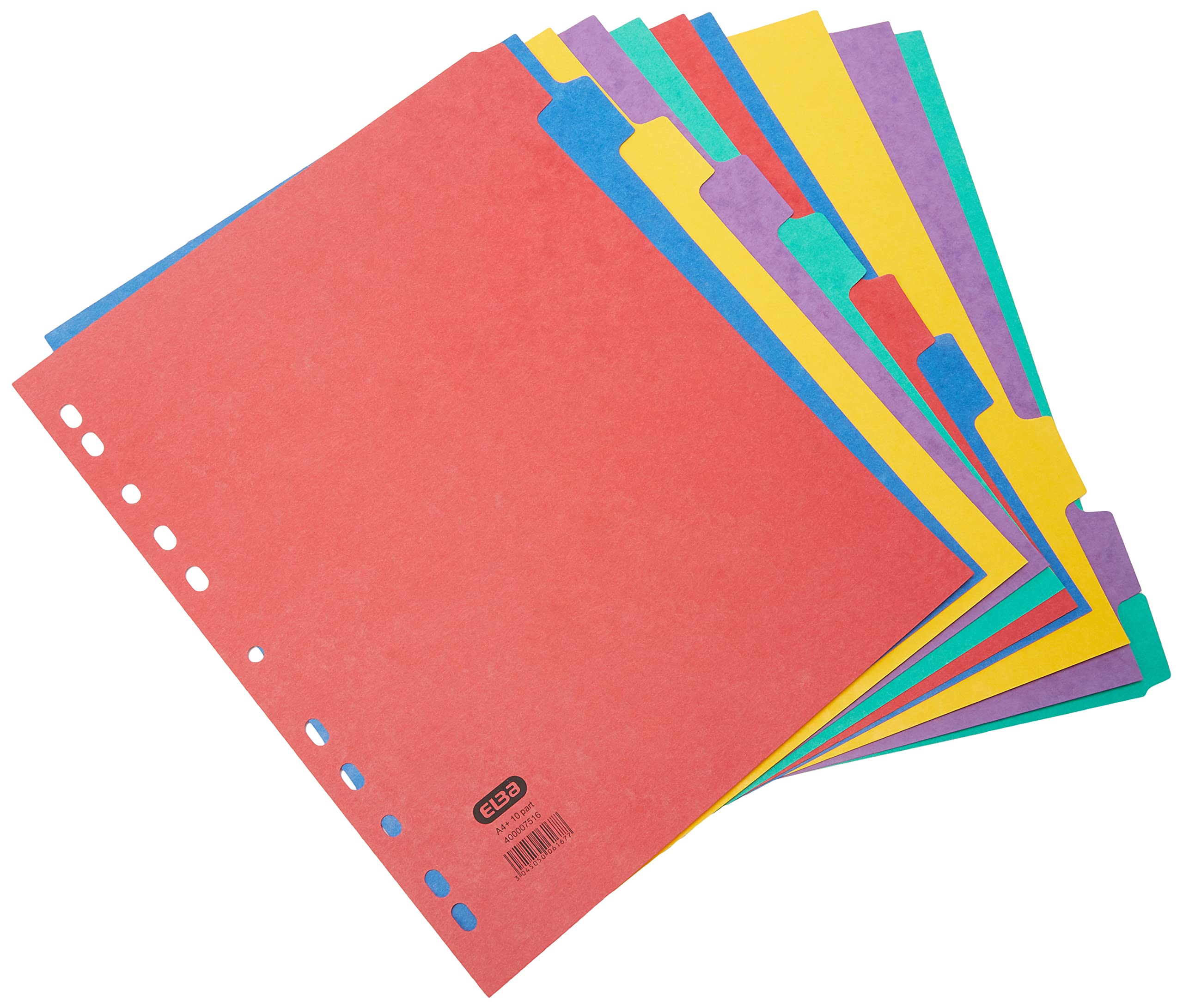 Elba A4 10 Part Extra Wide Card Divider