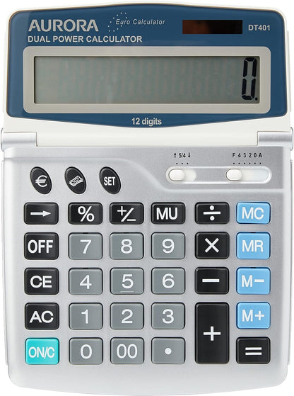 Aurora DT401 Desktop Calculator (With Huge Display and Euro conversion