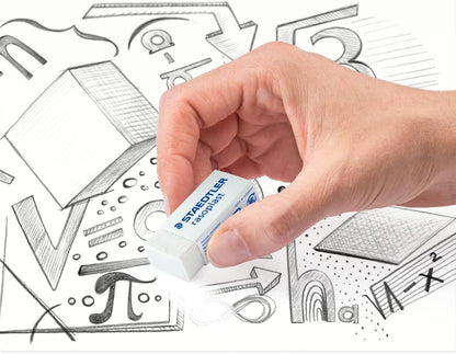 STAEDTLER 526 B30 Rasoplast Eraser, Latex & Phthalate-Free - Small Size 43 x 19 x 13 mm (Pack of 30