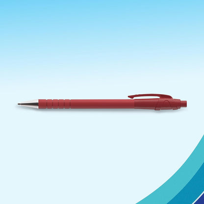 Paper Mate Flexgrip Ultra Retractable Ballpoint Pens, Medium Point (1.0mm), Red, 12 Count